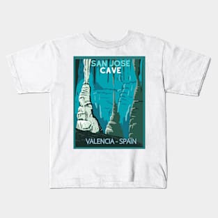 San Jose Cave, Valencia Spain Kids T-Shirt